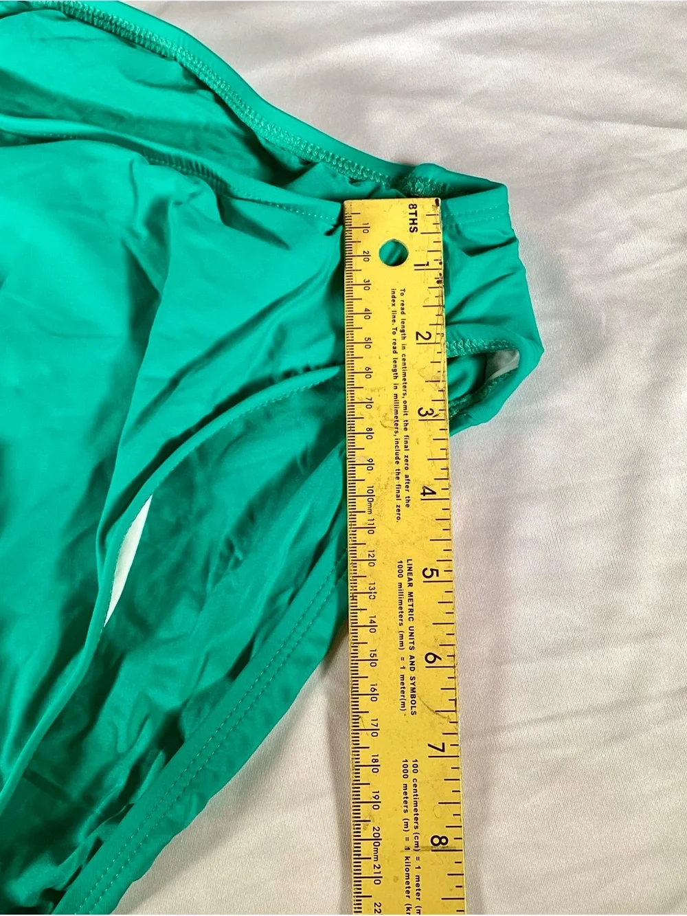 La Blanca Teal Green Ruched Women’s One-Piece Swimsuit